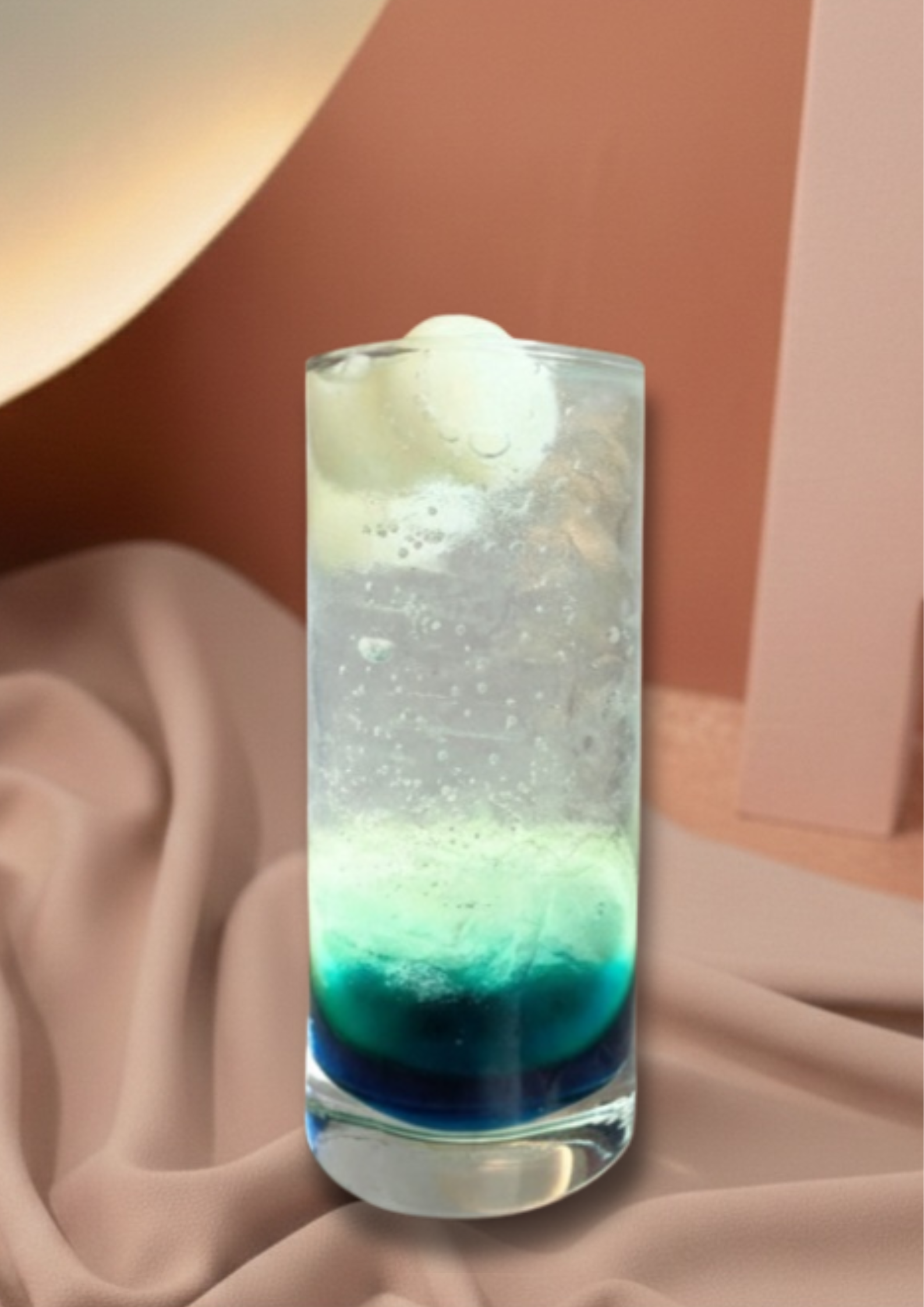 Carribean Burst drink at Ruema Cafe Cheras, tropical fruity beverage, RM17