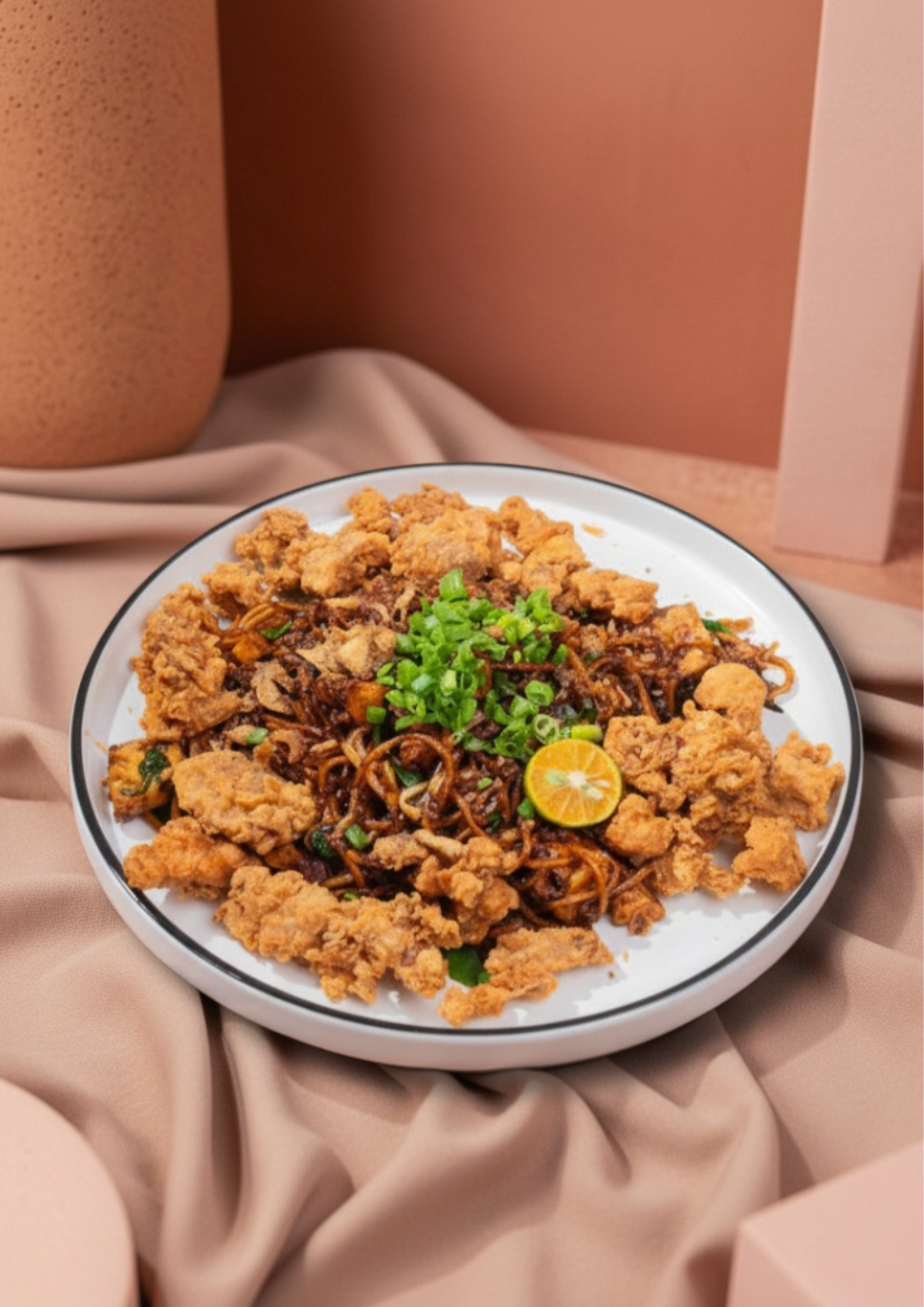 Chicken Popcorn Tomyam Pasta at Ruema Cafe Cheras, flavourful and spicy, RM27.